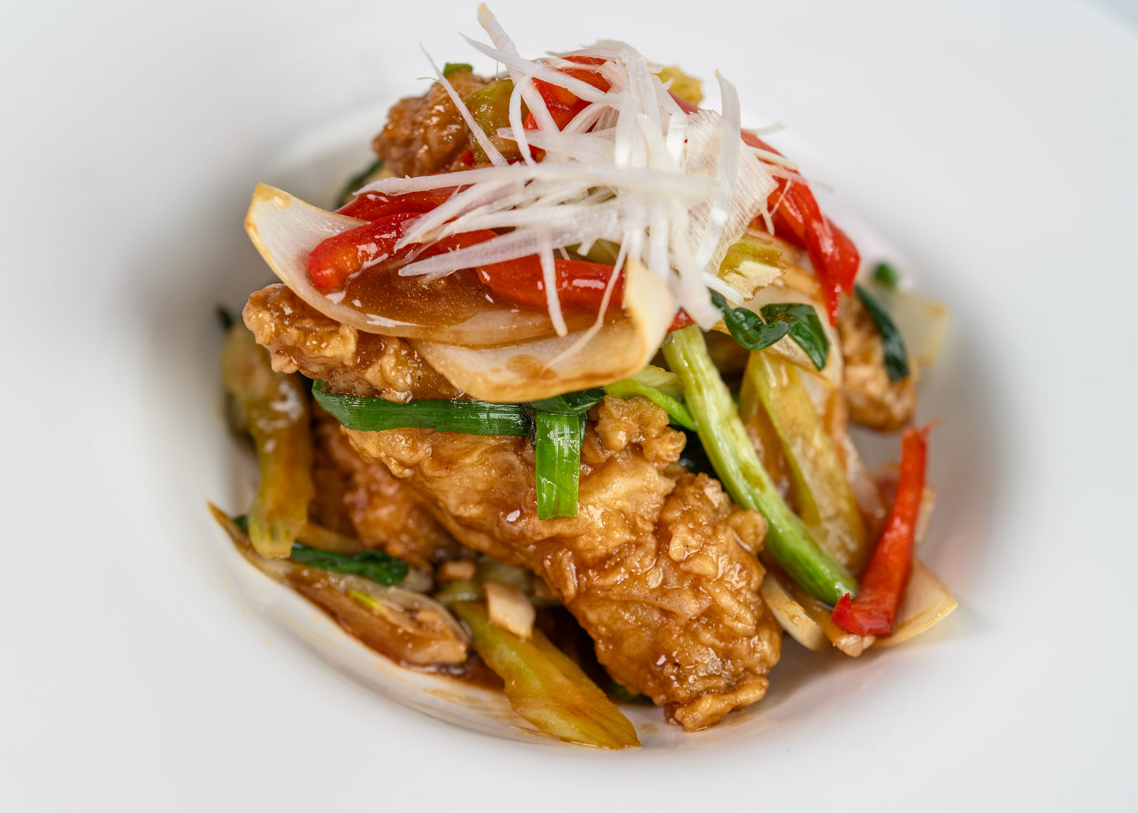 Stir Fried Fish with Celery