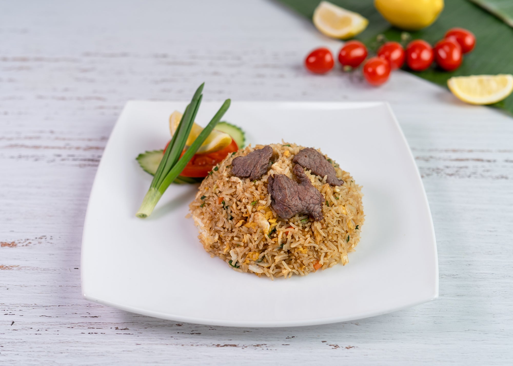 Thai Fried Rice with Beef