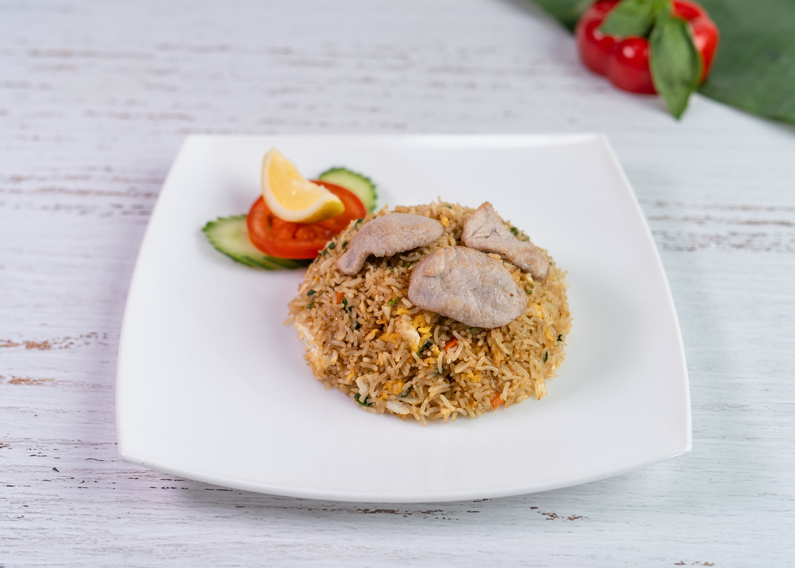 Thai Fried Rice with Pork