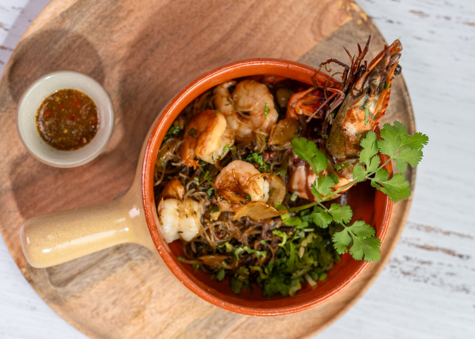 Baked Marinated Prawn with Glassnoodle