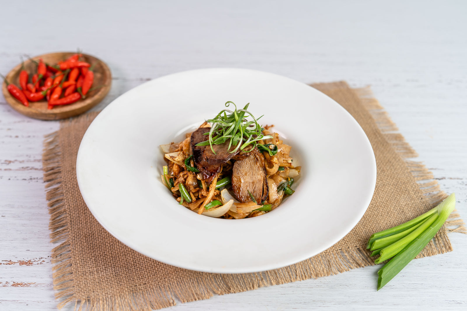 Stir Fried Spicy Noodles with Duck