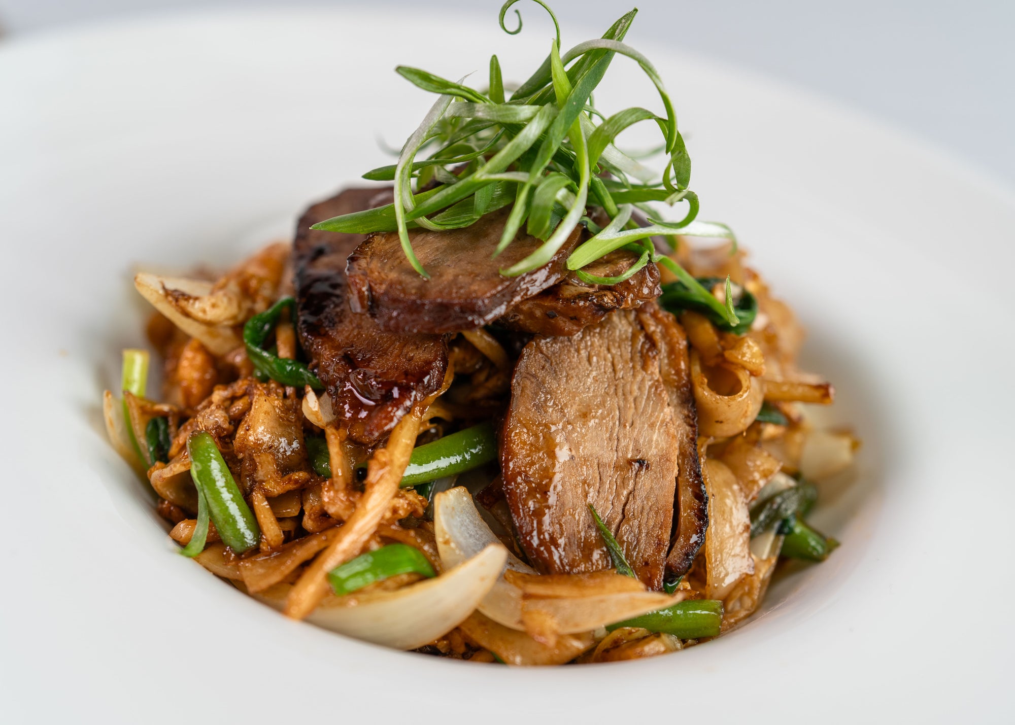 Stir Fried Spicy Noodles with Duck