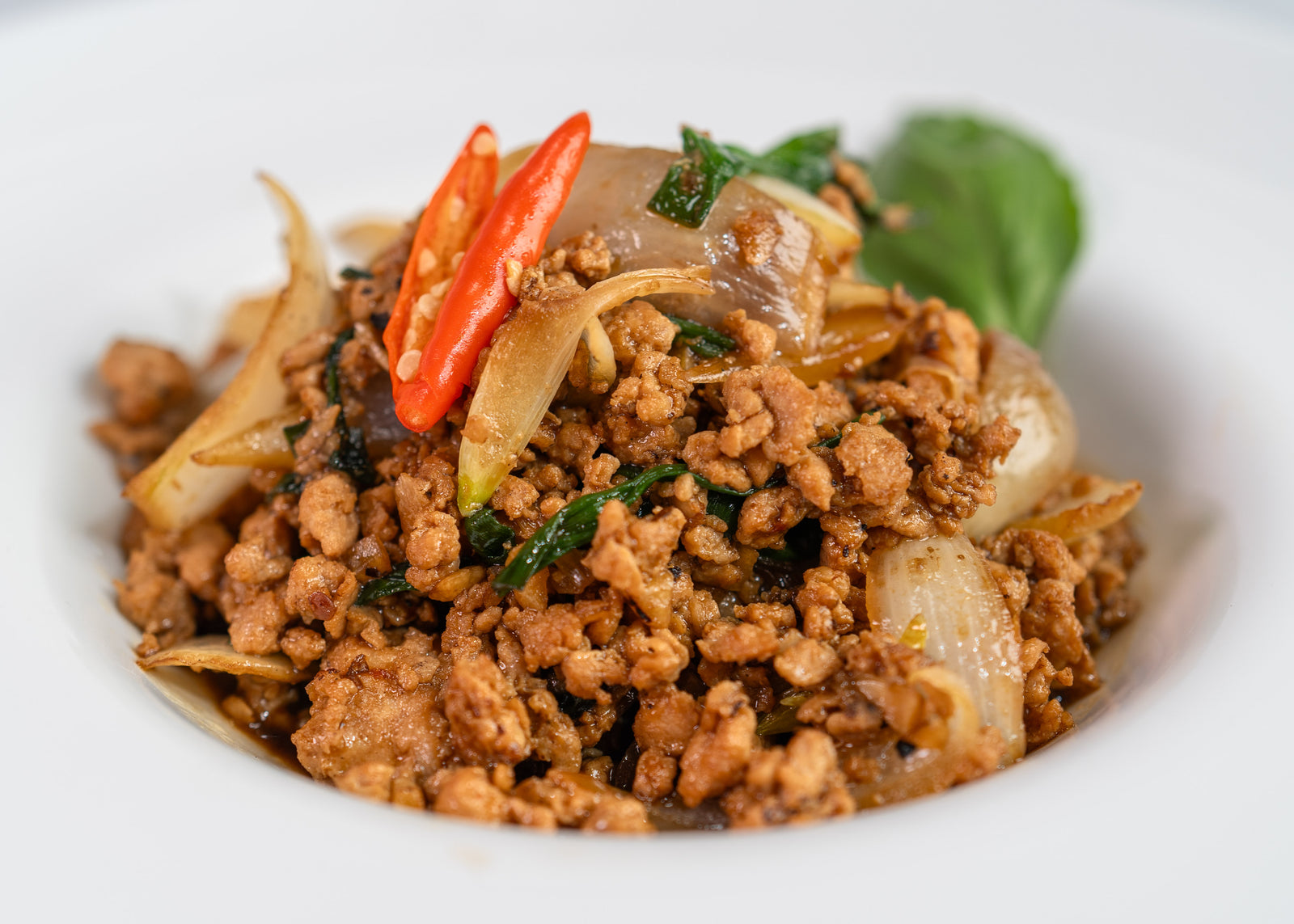 Stir Fried Pork with Basils