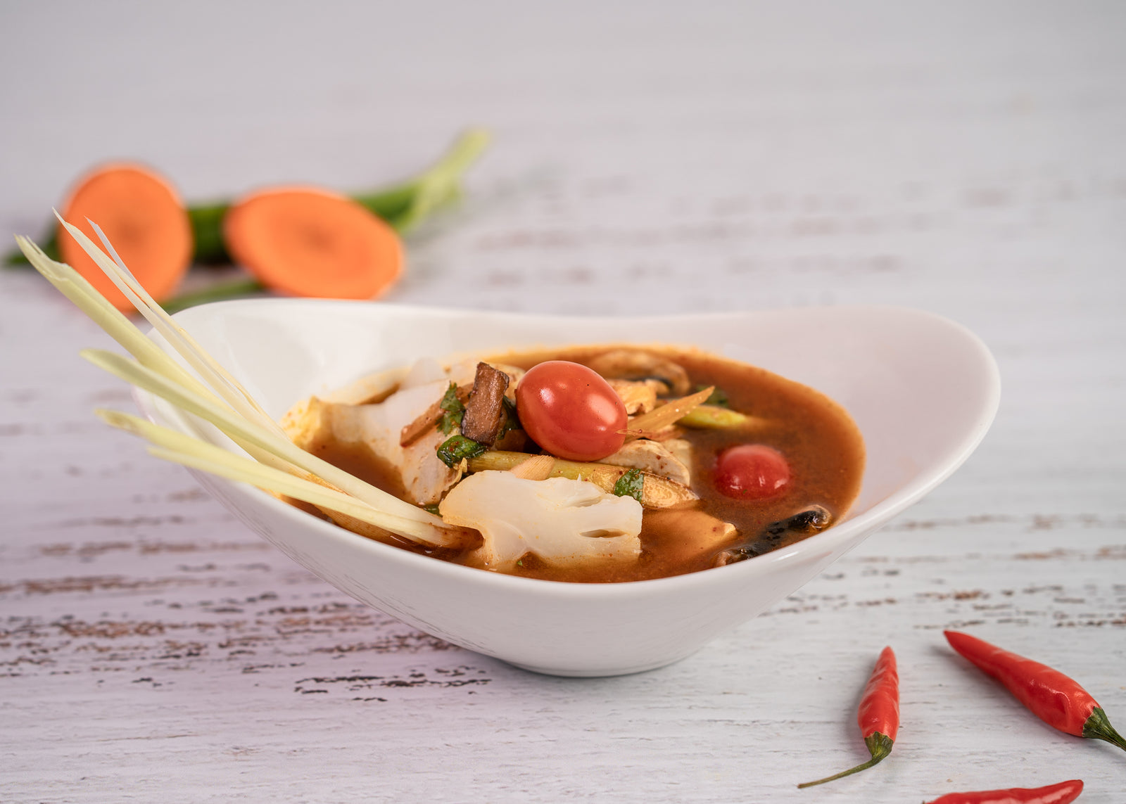 Tom Yam Vegetable