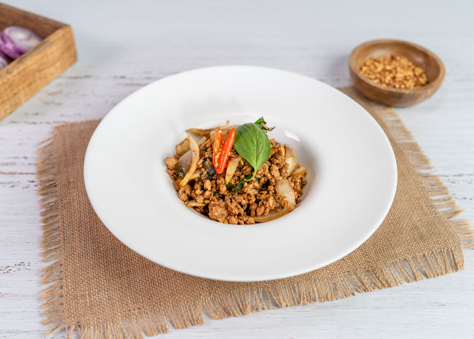 Stir Fried Chicken with Basils