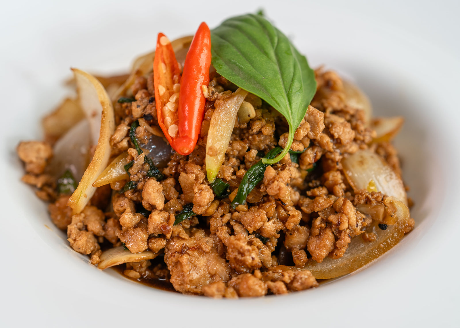 Stir Fried Chicken with Basils