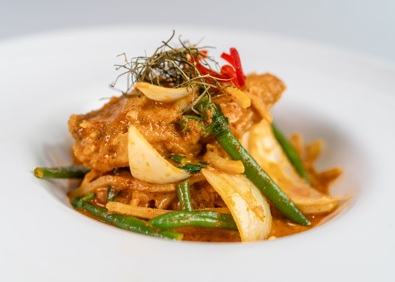 Stir Fried Curry with Fish